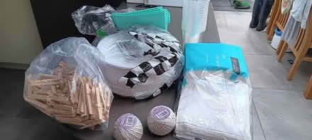 Photo of free Plates cups napkins dishcloths (West Greenwich SE10) #1