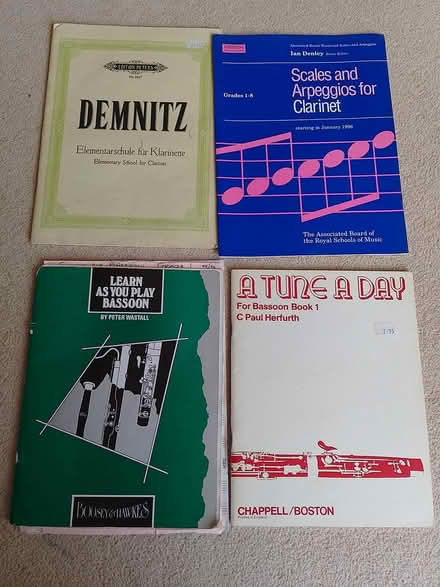 Photo of free Sheet music for clarinet, bassoon (Crosspool S10) #1