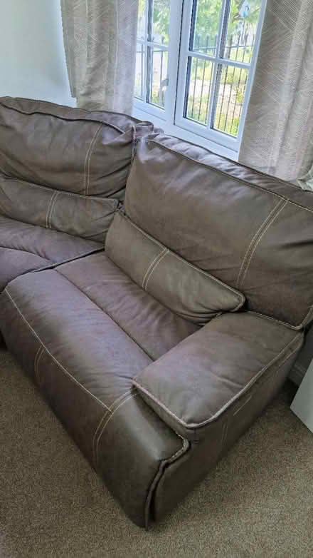 Photo of free L Shaped Sofa (M40 Harpurhey) #2