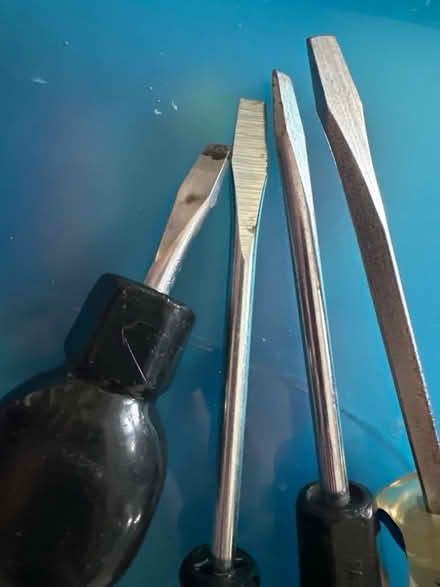 Photo of free Flat blade screwdrivers x 4 (Ashford TW15) #2