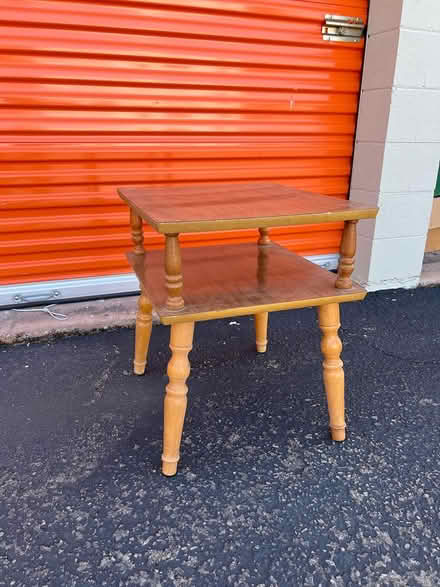 Photo of free wooden end table (Clearlake Oaks) #1