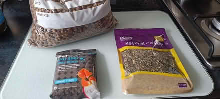 Photo of free Cat litter liners, bag cat nip, cat biscuits (Woodside TF7) #1
