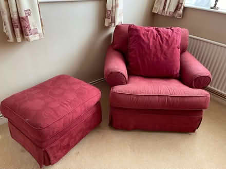 Photo of free Sofa Bed With Chair & Footstool (Barrow upon Soar LE12) #2