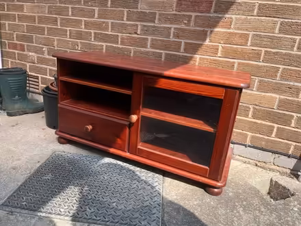 Photo of free Solid wood tv stand (Lower Penwortham PR1) #1