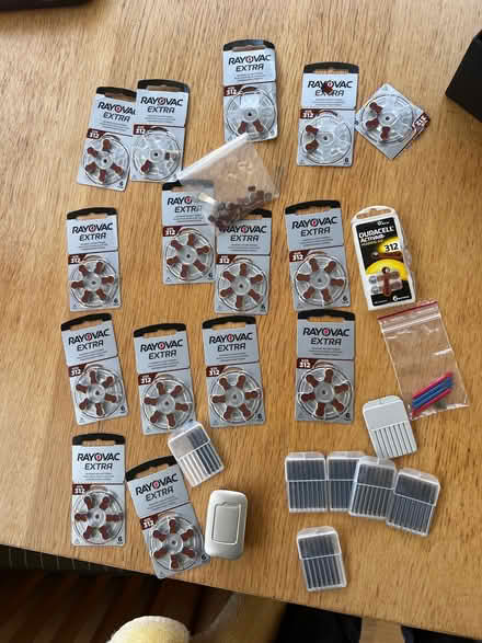 Photo of free Hearing aid batteries size 312 + Phonak Compilot Air (AB12) #1