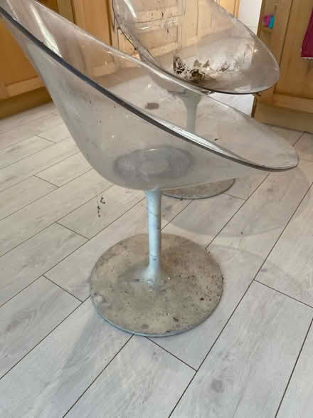 Photo of free 2 swivel plastic chairs (Stockwell) #3