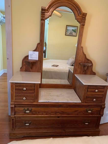 Photo of free Dresser and twin headboard (Spring Lake Heights) #1