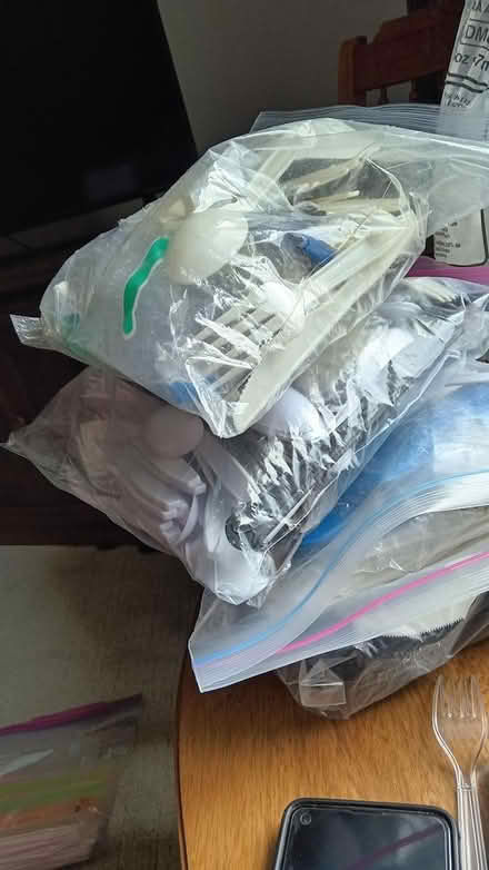 Photo of free Many plastic spoons forks Etc (Magnolia 98199) #2