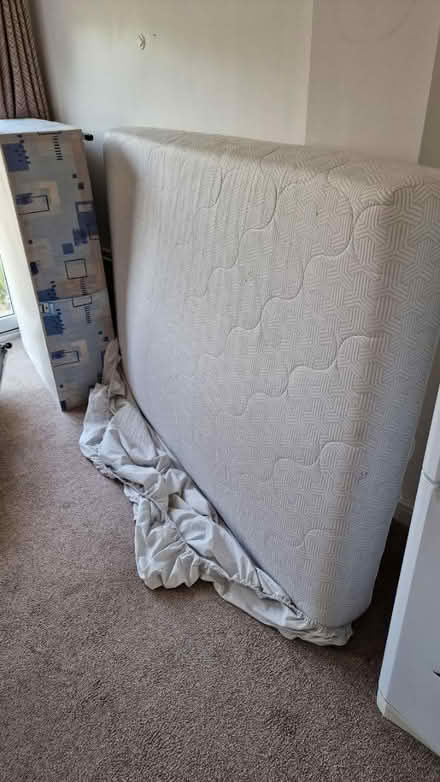 Photo of free Double mattress and bed base (M40 Harpurhey) #2