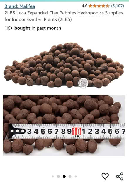Photo of free Used - 2lbs Leca clay pebbles (Hell's Kitchen/Midtown West) #2