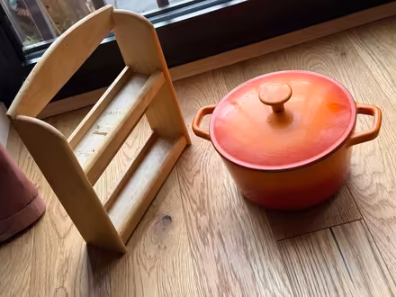 Photo of free NOT Le Creseut Cast Iron Pan Sainsburys Own Brand +SpiceRack (Emscote CV34) #1