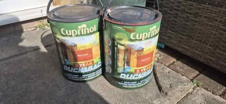 Photo of free Red Wood fence paint (Glastonbury BA6) #1