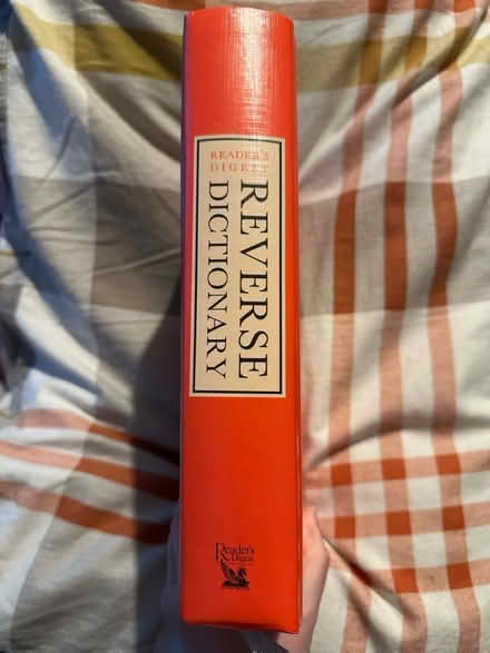Photo of free Readers Digest Reverse Dictionary (Hemel Hempstead, HP2 area) #2