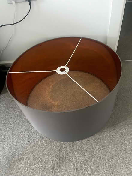 Photo of free Two grey lampshades (Earith PE28) #4