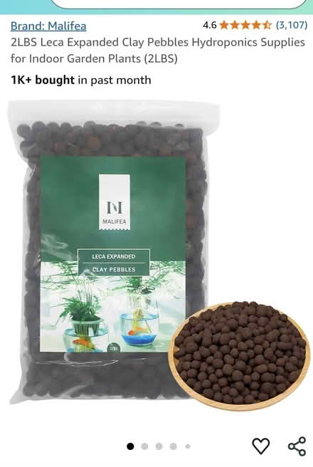 Photo of free Used - 2lbs Leca clay pebbles (Hell's Kitchen/Midtown West) #1