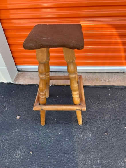 Photo of free wooden bar stool (Clearlake Oaks) #1