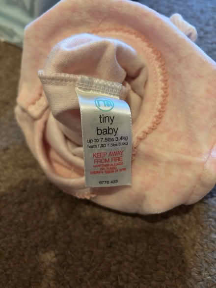 Photo of free Tiny baby baby grow (Selhurst) #2