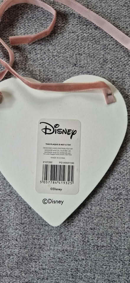 Photo of free Disney hanging plaque (CR4 Mitcham) #2
