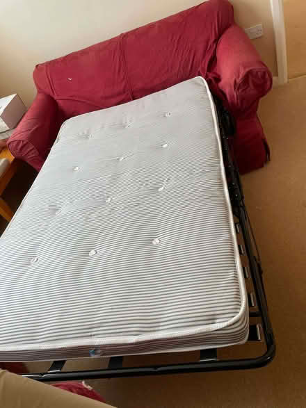 Photo of free Sofa Bed With Chair & Footstool (Barrow upon Soar LE12) #3