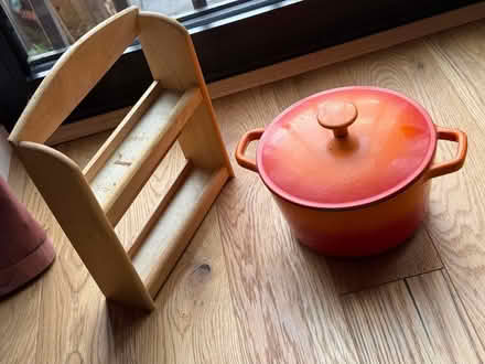 Photo of free NOT Le Creseut Cast Iron Pan Sainsburys Own Brand +SpiceRack (Emscote CV34) #1