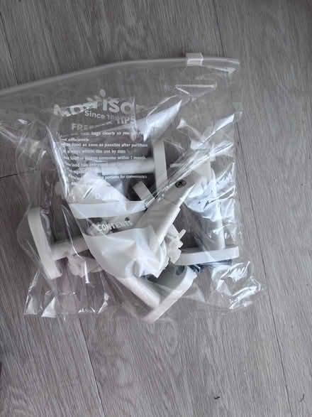 Photo of free 3.8m white curtain rail for hooked curtains (Currie EH14) #2