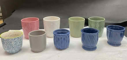 Photo of free 9 Ceramic Mini Pots (Newport Beach (Eastbluff)) #1