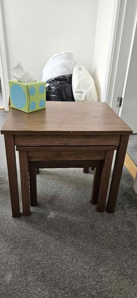Photo of free 3 stacking side tables (Coventry, CV3) #1