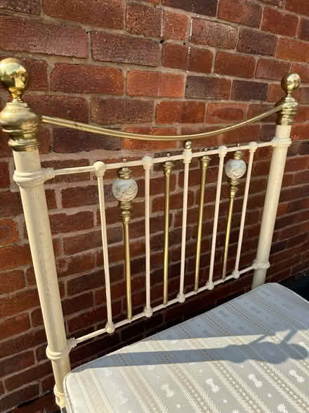 Photo of free Seventh Heaven Bed with antique brass bedstead (Ludlow SY8) #2