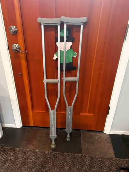Photo of free Crutches (Downtown Sunnyvale) #1