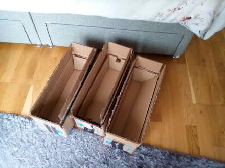 Photo of free 3x cardboard box for fragile items (DE73) #1