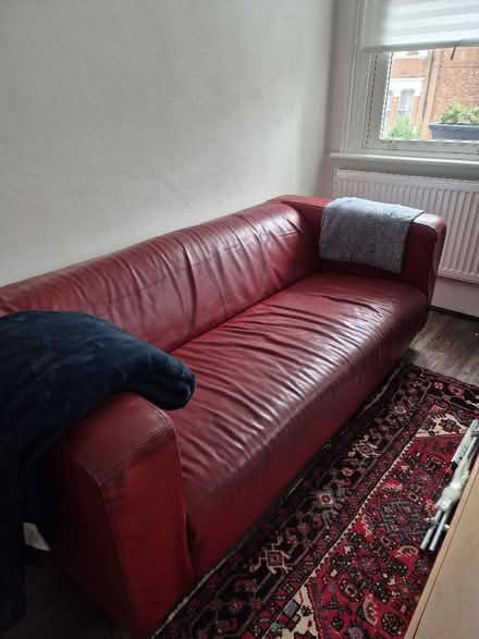 Photo of free Sofa Ikea klippan leather red (NW10) #2