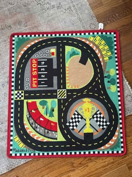 Photo of free Melissa & Doug kids race track rug (Scarsdale) #1