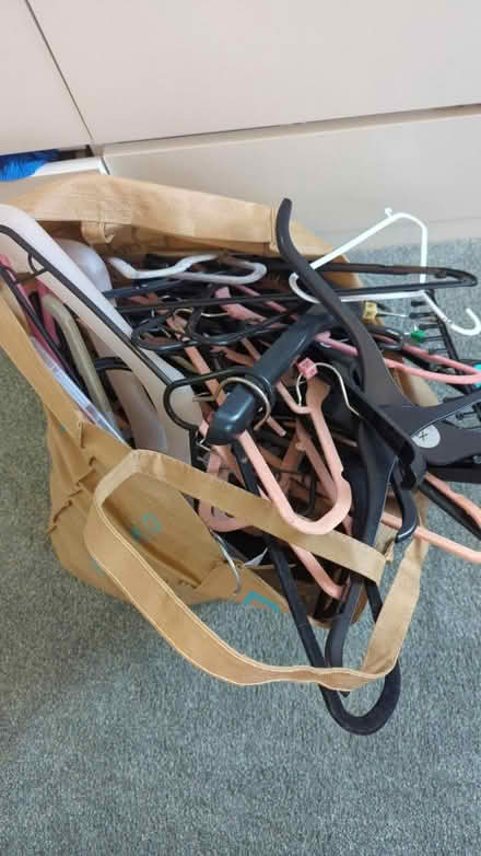 Photo of free Huge bag of coat hangers (Morecambe) #1