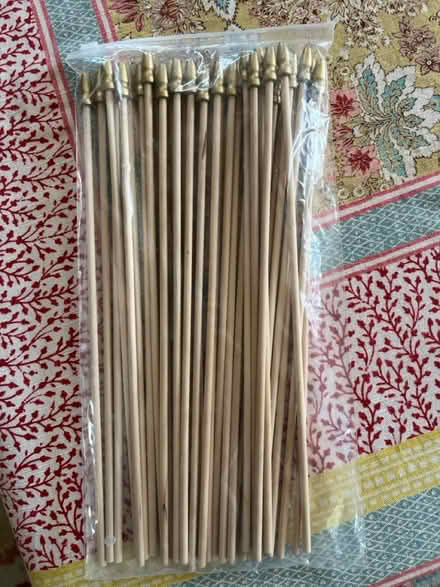 Photo of free small wooden flag poles (West Berkeley) #1