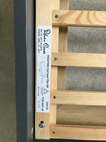 Photo of free Silver cross Hoxton cot bed (Bradford on Avon BA15) #2
