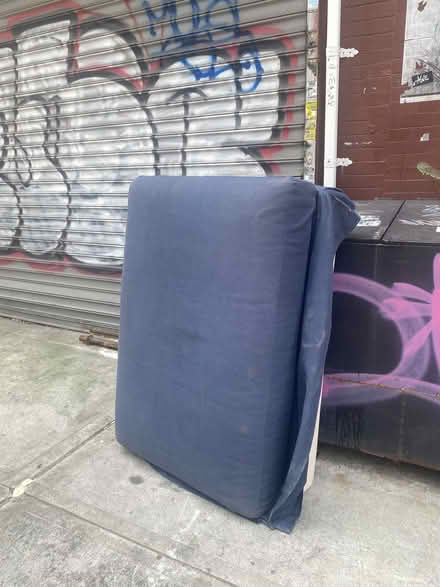 Photo of free ottoman and headboad curb alert (Bed Stuy) #1