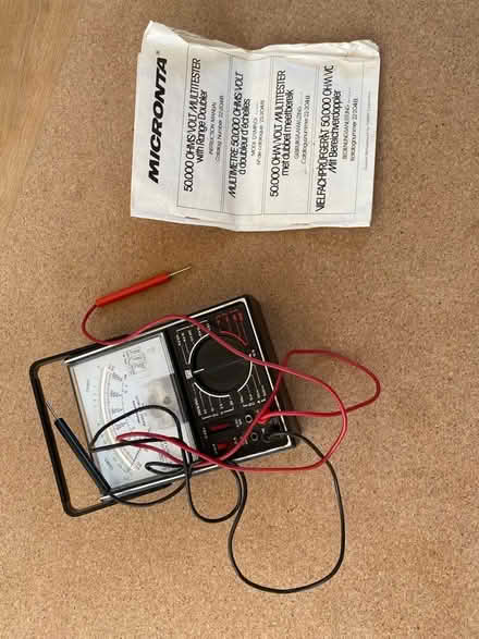 Photo of free Vintage analogue multimeter (Oxford-Freegle CGA OX4) #1