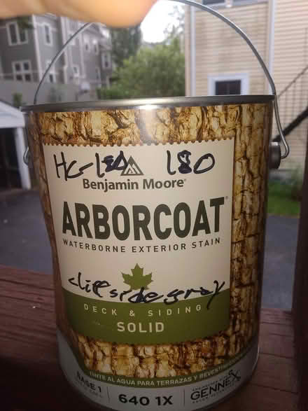 Photo of free deck stain: light gray (Cambridge, Porter Square) #1