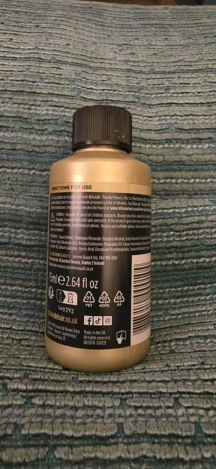 Photo of free Blonde maximum cream peroxide (Bishops Tachbrook CV34) #2