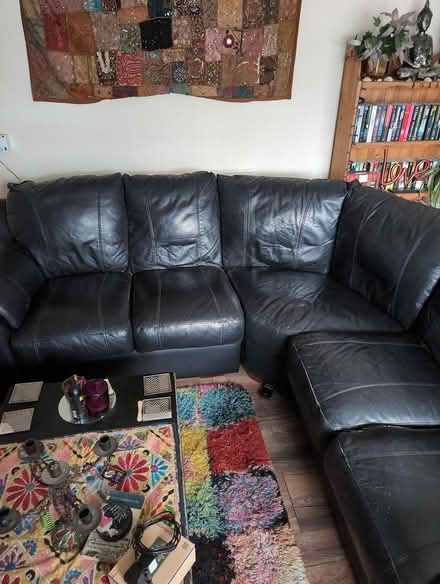 Photo of free Leather & Faux Leather Corner Sofa (TN38) #1