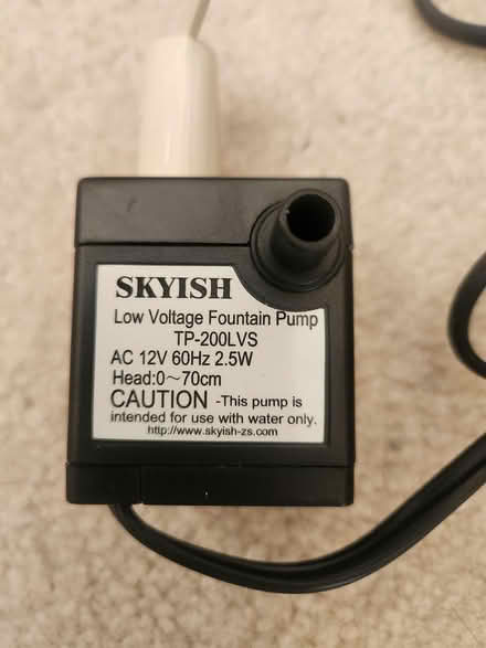 Photo of free Pet Water Fountain pumps (South SJ - Almaden) #1