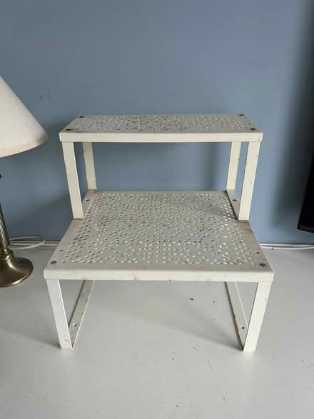 Photo of free IKEA metal spice shelf off white (Epsom KT19) #1