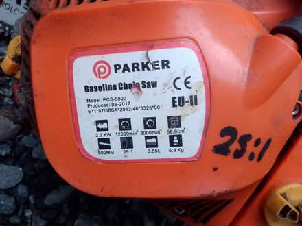 Photo of free Chainsaw, 2-stroke petrol, Parker (Bucknell SY7) #3