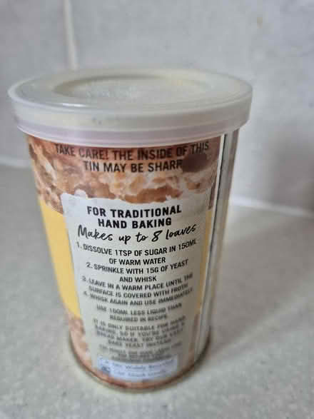 Photo of free Dried yeast (Tytherington SK10) #2