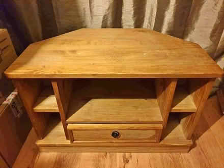 Photo of free Wood Corner Unit / TV Stand (Pitsea SS13) #1