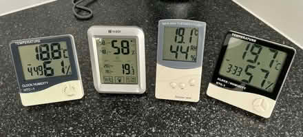 Photo of free Four thermometer/hygrometer units (Beaconsfield HP9) #1