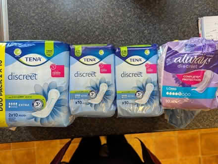Photo of free Tena discreet pads (Strawberry Hill TW11) #1