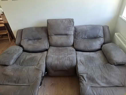 Photo of free 3 seater recliner (Blackrock) #1