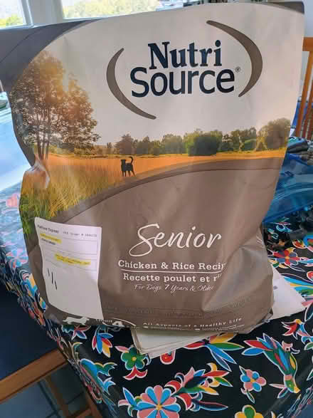 Photo of free "Senior" dog food (Emerald Hills, near cross.) #1