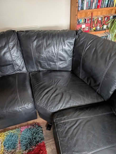 Photo of free Leather & Faux Leather Corner Sofa (TN38) #2